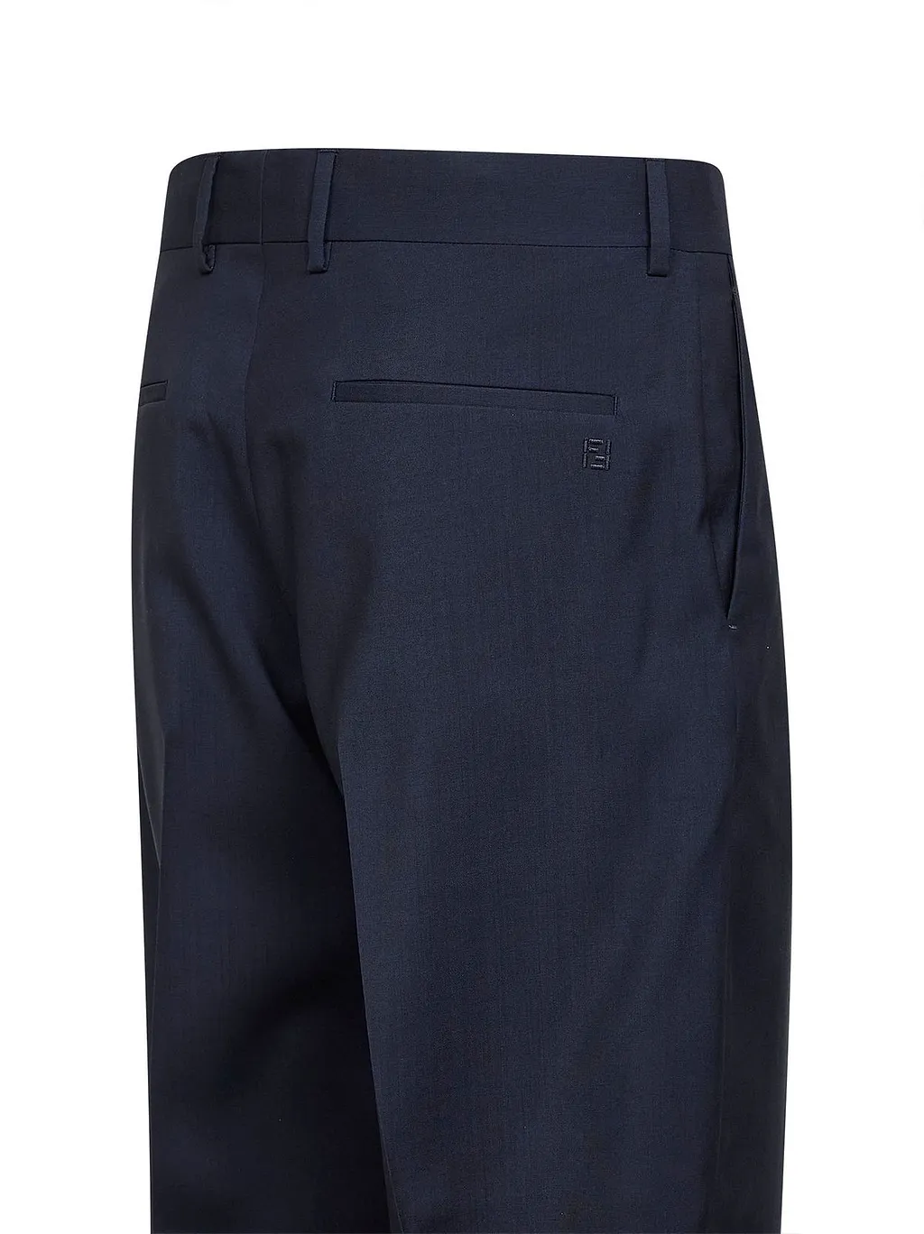 Fendi Straight-Leg Pleated Tailored Pants
