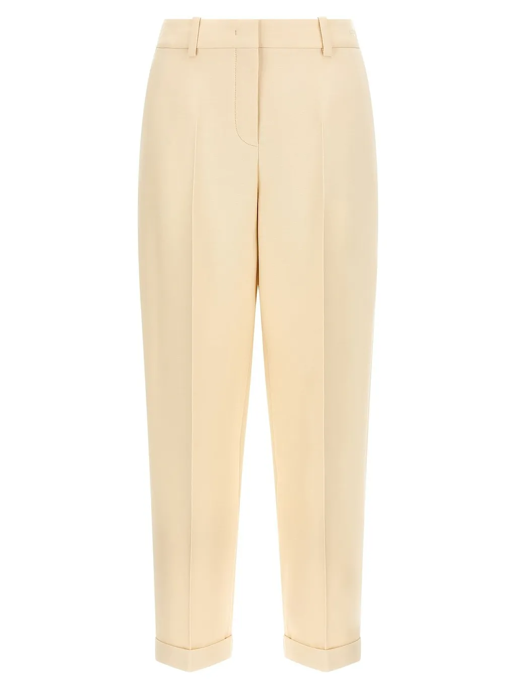 Fendi Straight-Leg Pleated Tailored Trousers