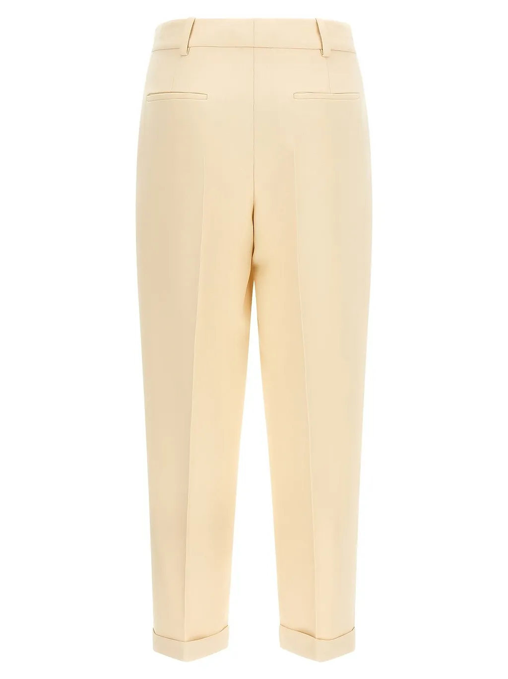 Fendi Straight-Leg Pleated Tailored Trousers