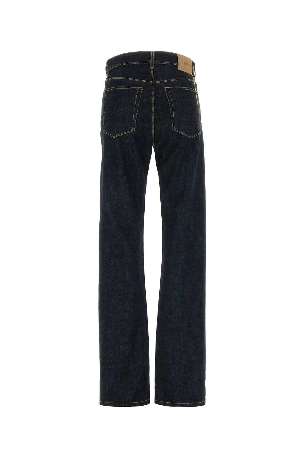 Fendi Straight-Leg Slim Long Jeans