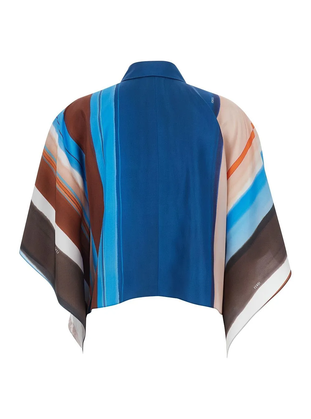 Fendi Striped Cropped Shirt