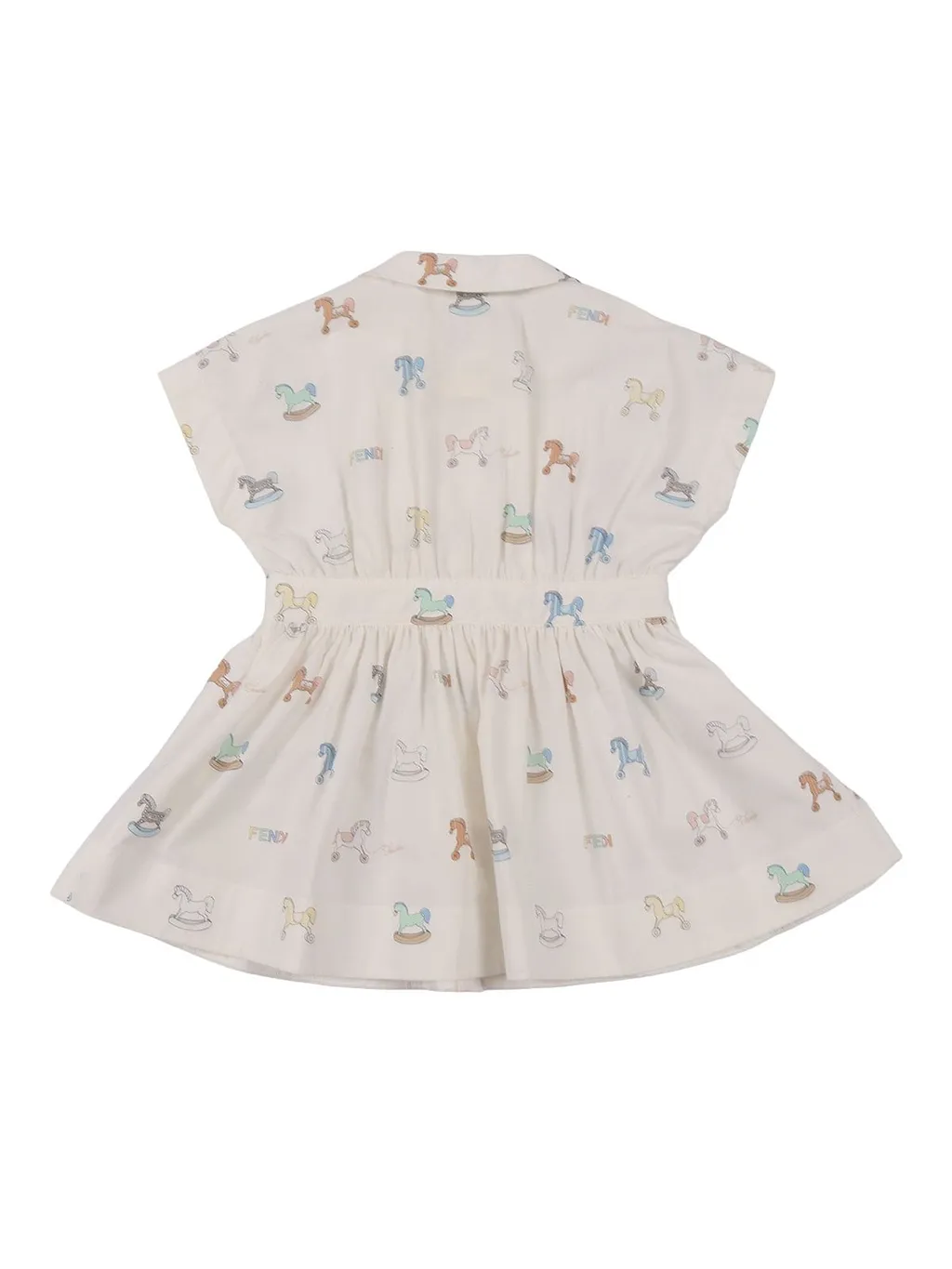 Ruffled Horse Graphic Dress