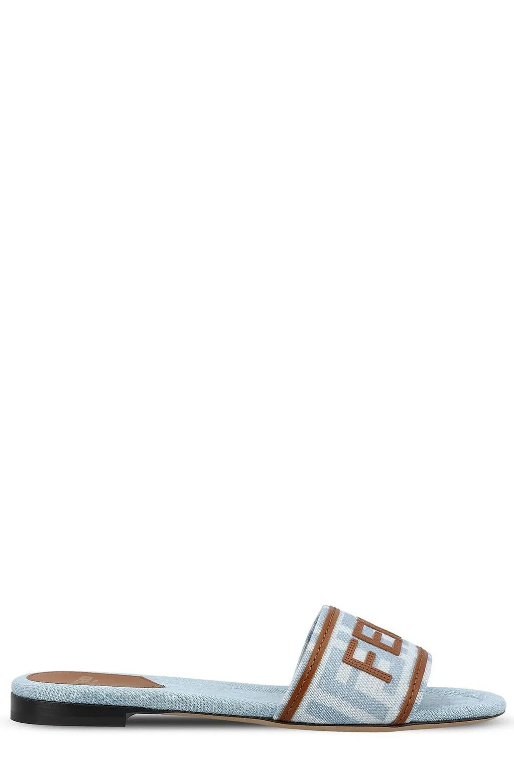 Fendi Sunshine Ff Jacquard Slides