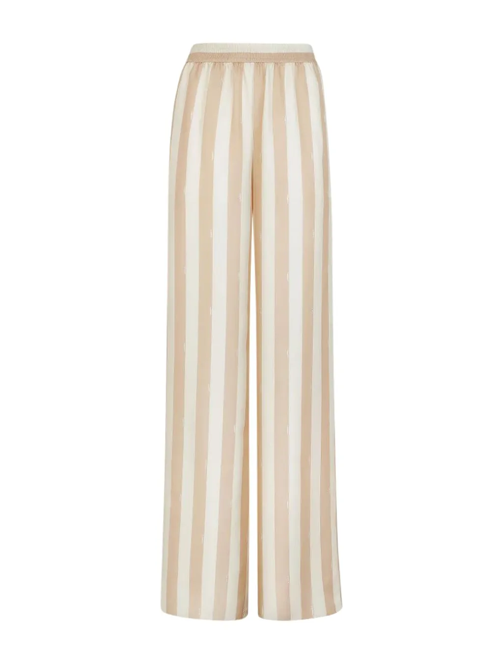 Striped Wide-Leg Pants