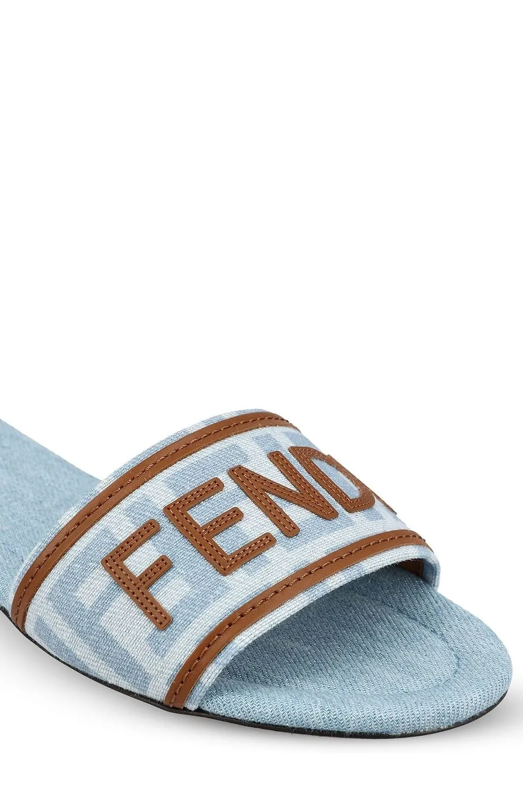 Fendi Sunshine Ff Jacquard Slides