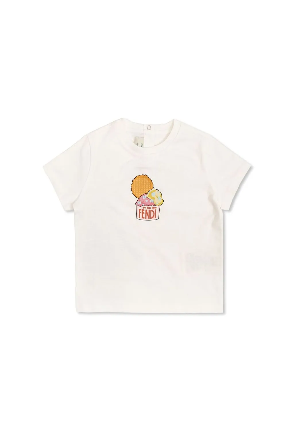 Fendi Kids Short-Sleeved Crewneck T-Shirt