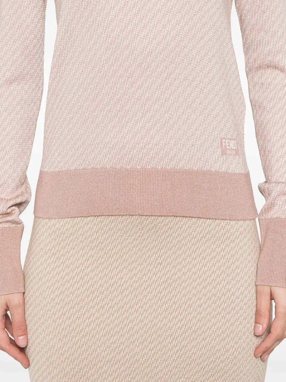 Fendi Textured Knit Pullover