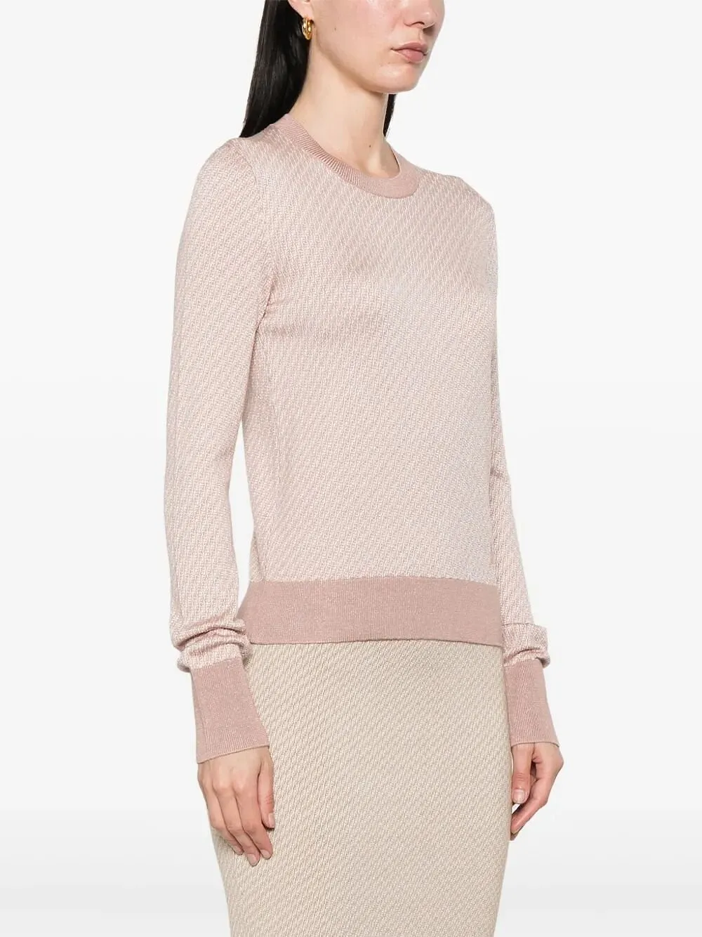 Fendi Textured Knit Pullover