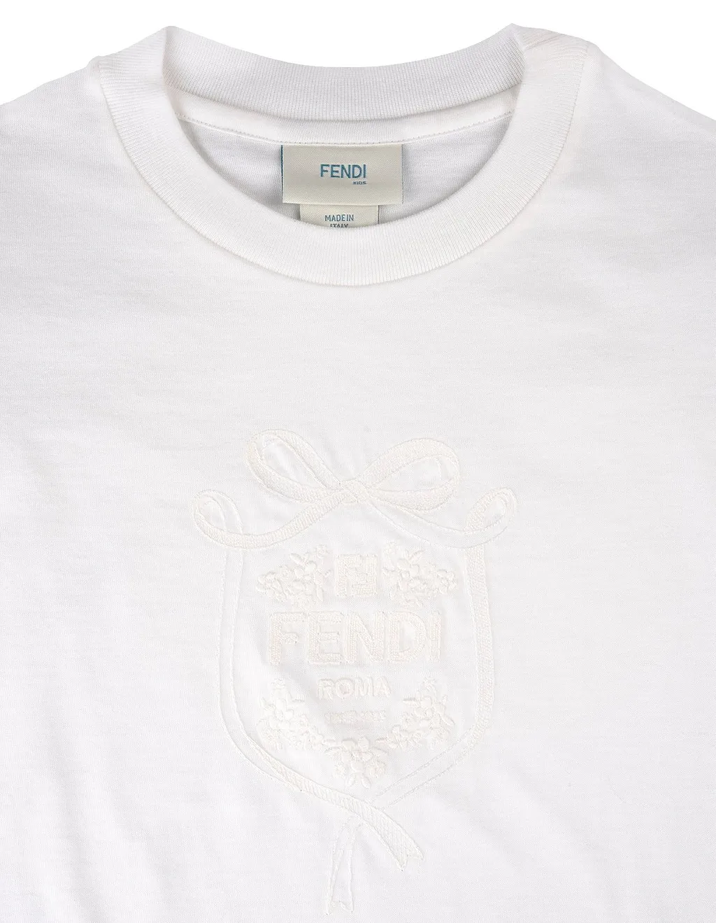 Fendi Kids Short-Sleeved Crewneck T-Shirt