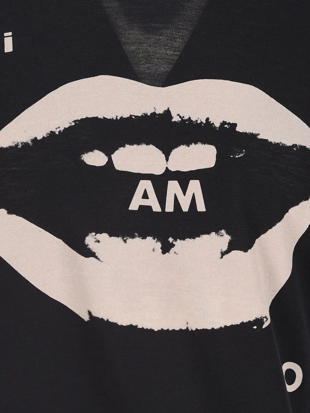 Fendi Ti Amo Printed V-Neck T-Shirt