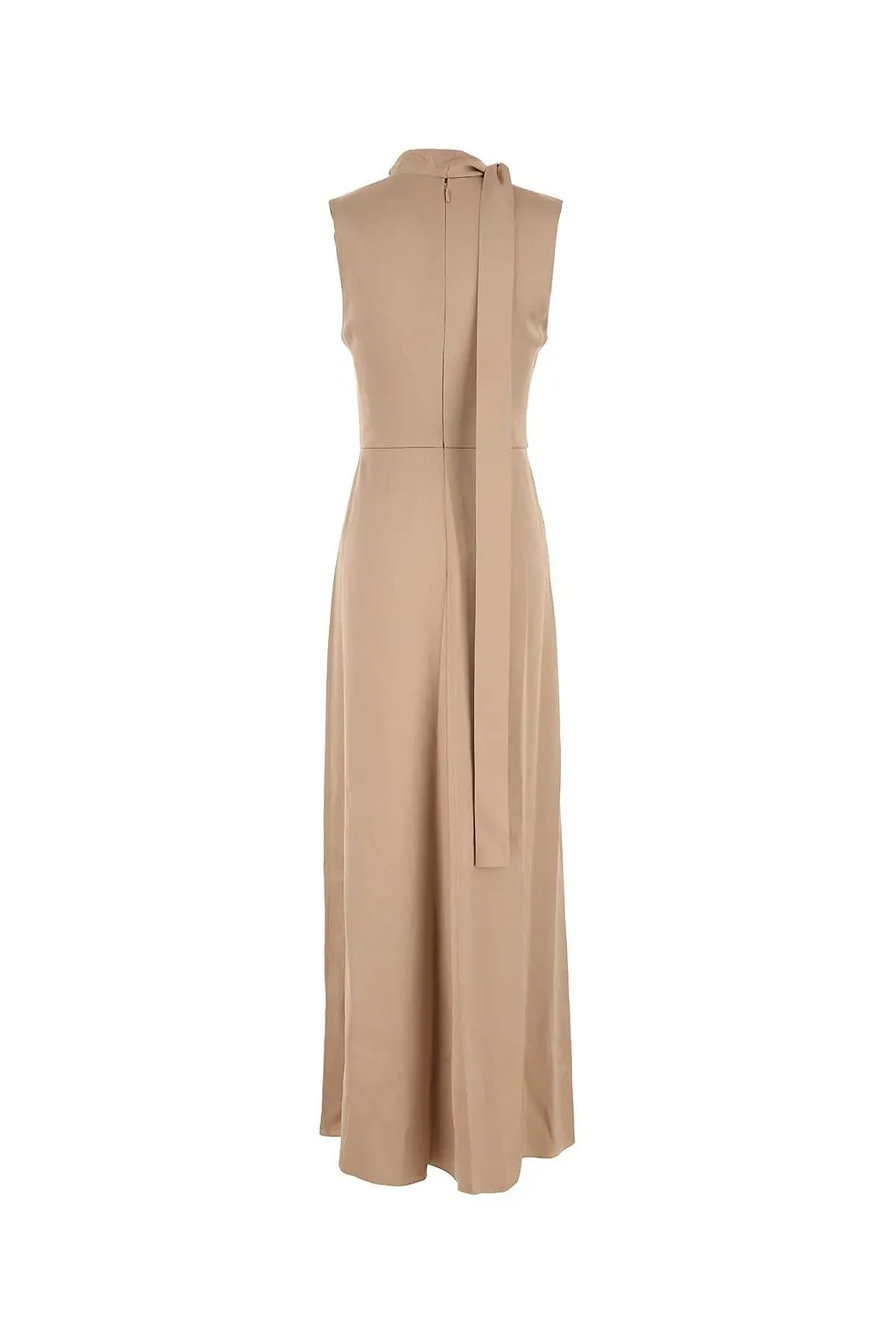 Fendi Tied-Bow Sleeveless Maxi Dress