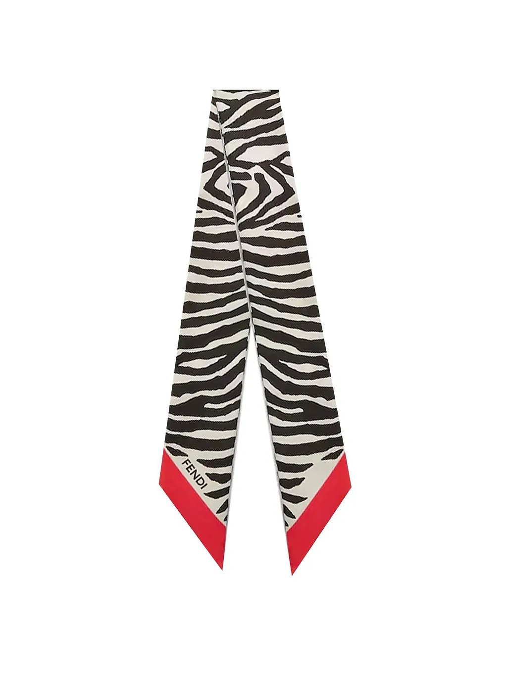 Fendi Tiger Animalier Print Wrappy Scarf