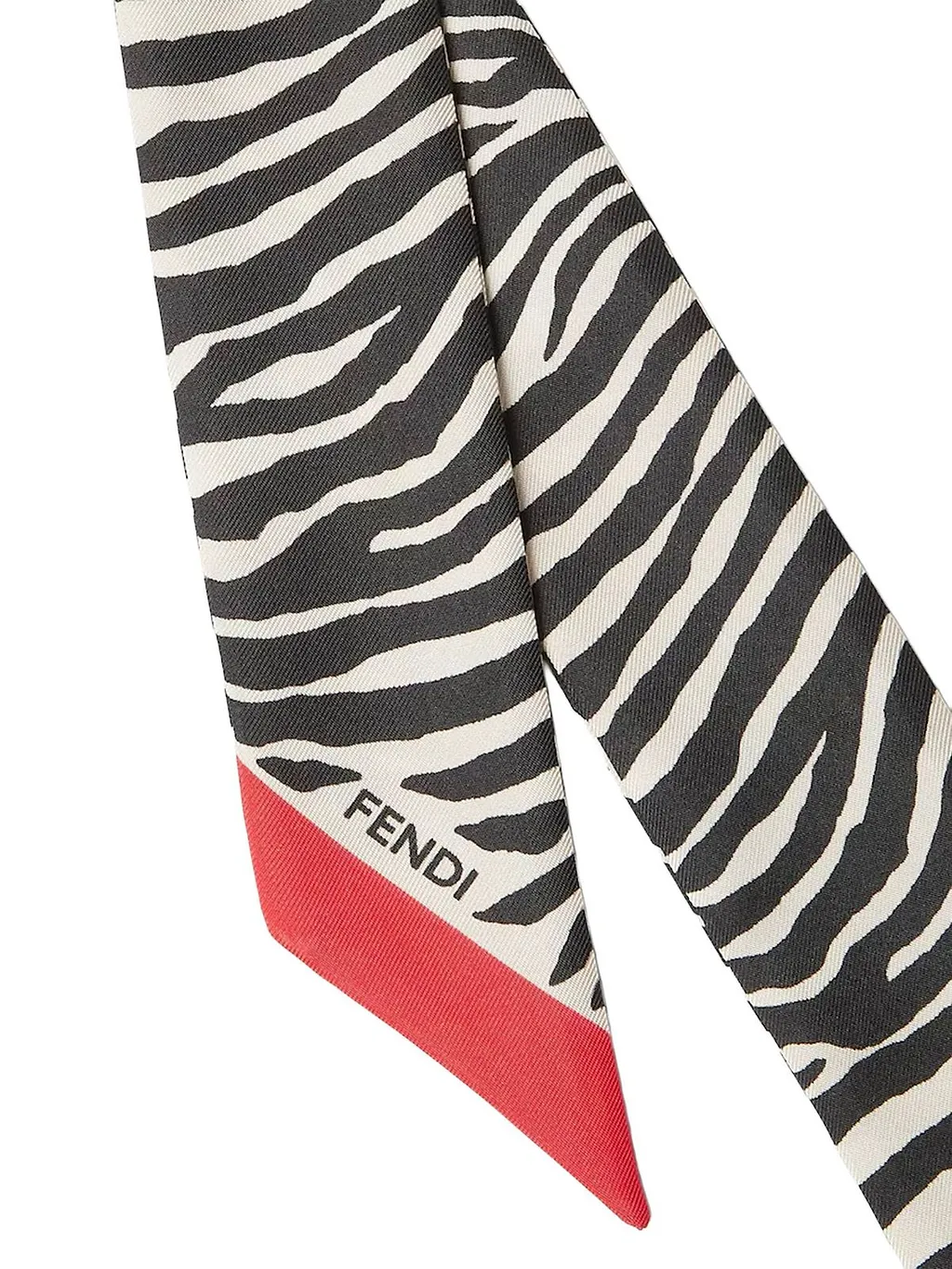 Fendi Tiger Animalier Print Wrappy Scarf