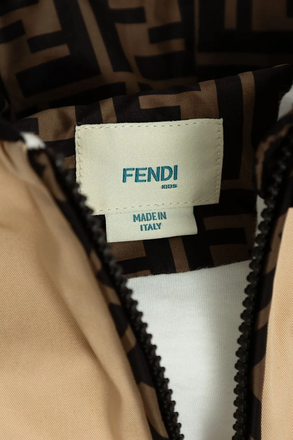 Fendi Kids Stretch Gabardine Baby Sweatshirt