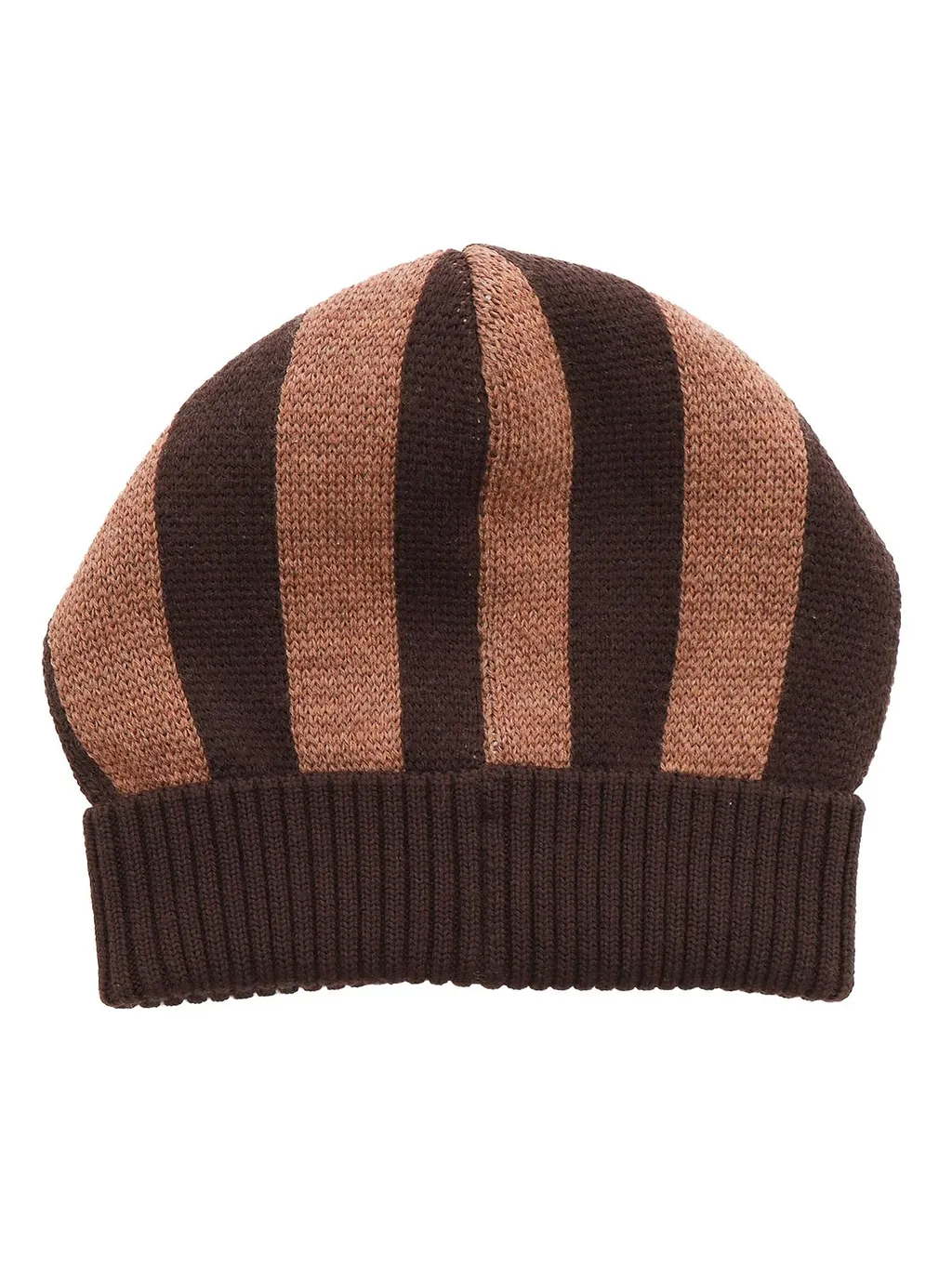 Fendi Kids Striped Knitted Beanie