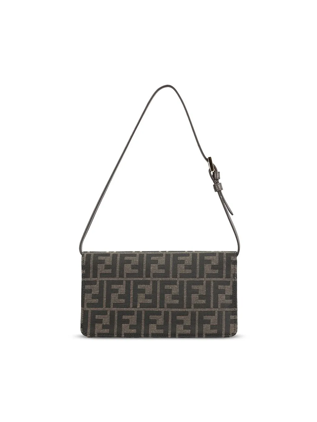 Fendi Tube Monogram Chain-Linked Wallet