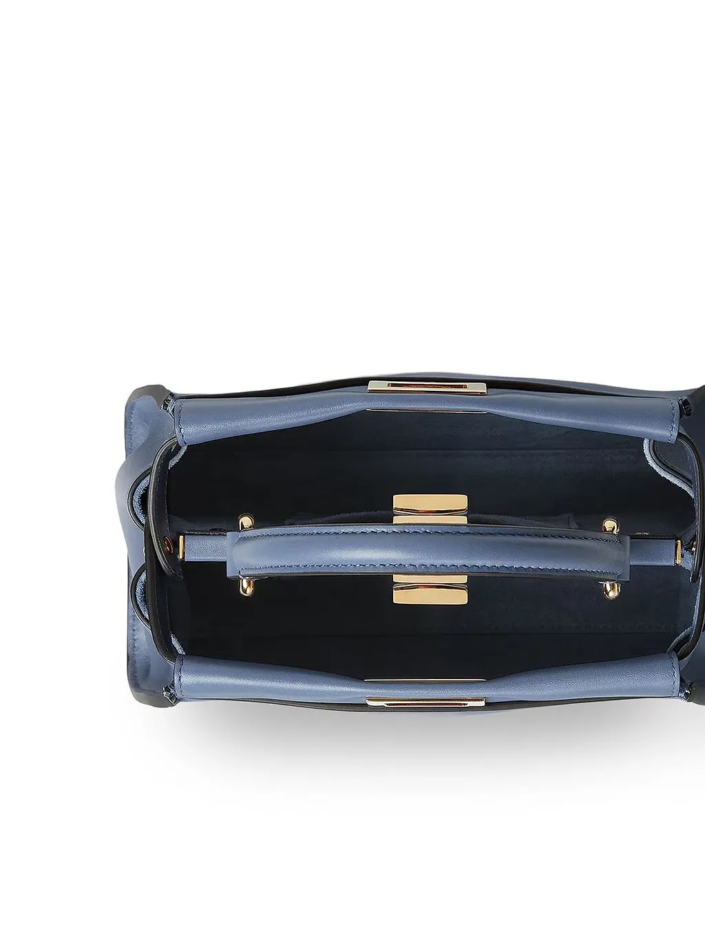 Fendi Turn-Lock Top Handle Shoulder Bag
