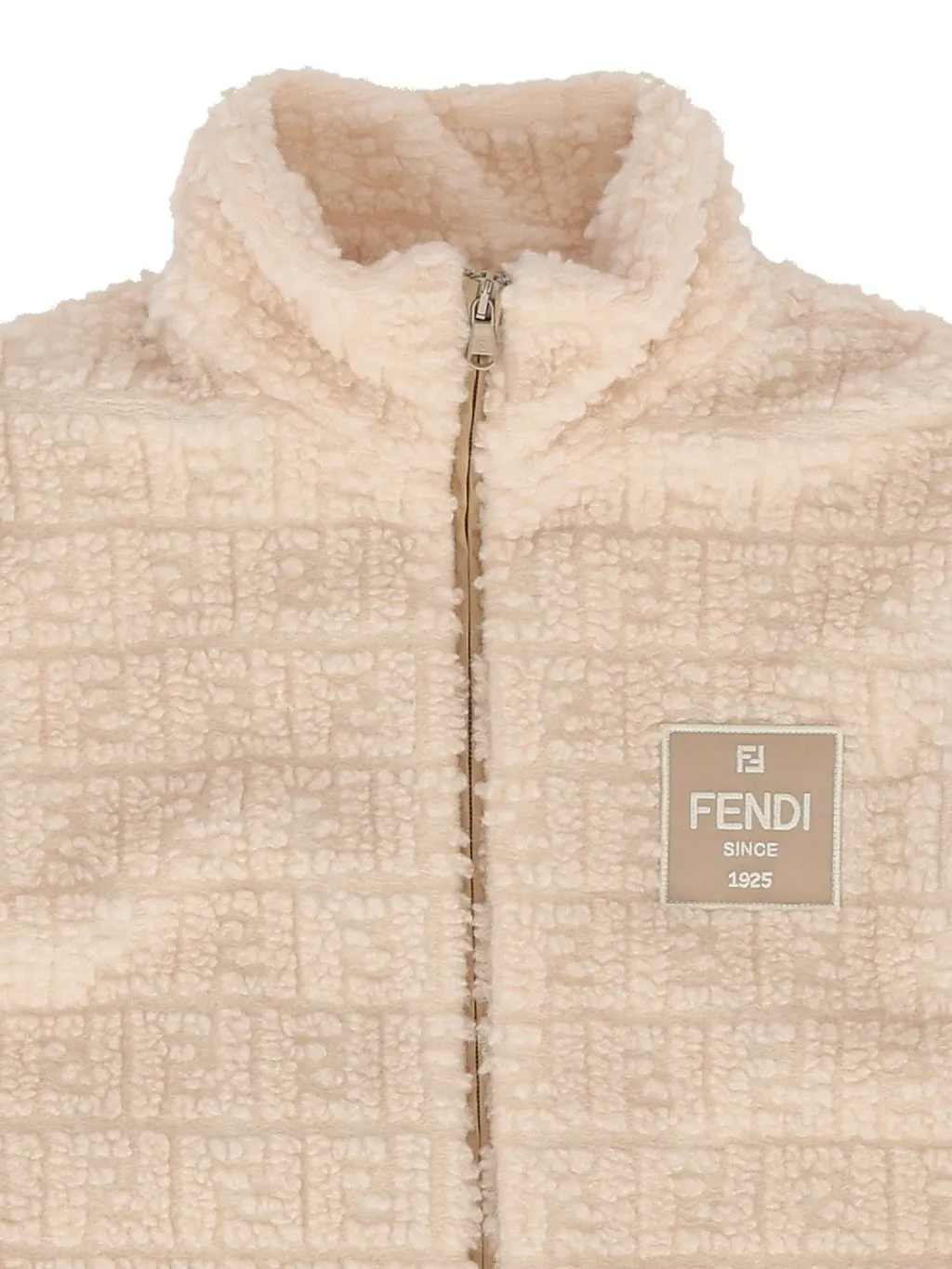 Fendi Kids Teddy-Effect Gilet