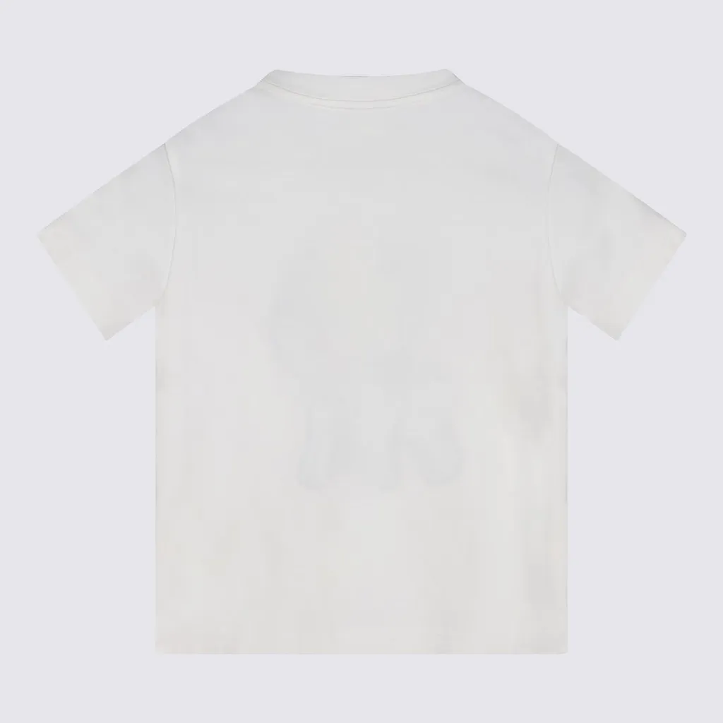 Fendi Kids Tulle Dog-Appliqué T-Shirt