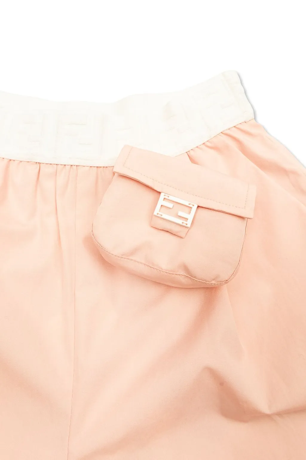 Fendi Kids Wide Leg Pocket Shorts