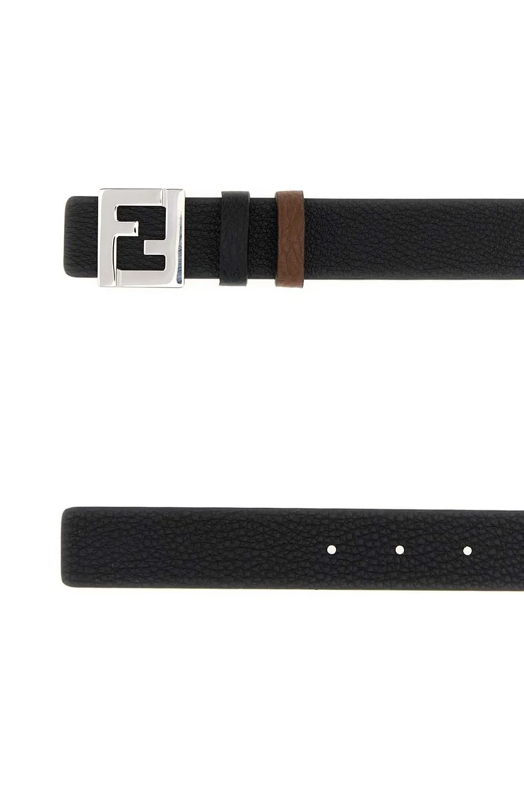 Fendi Ff Buckle Reversible Belt