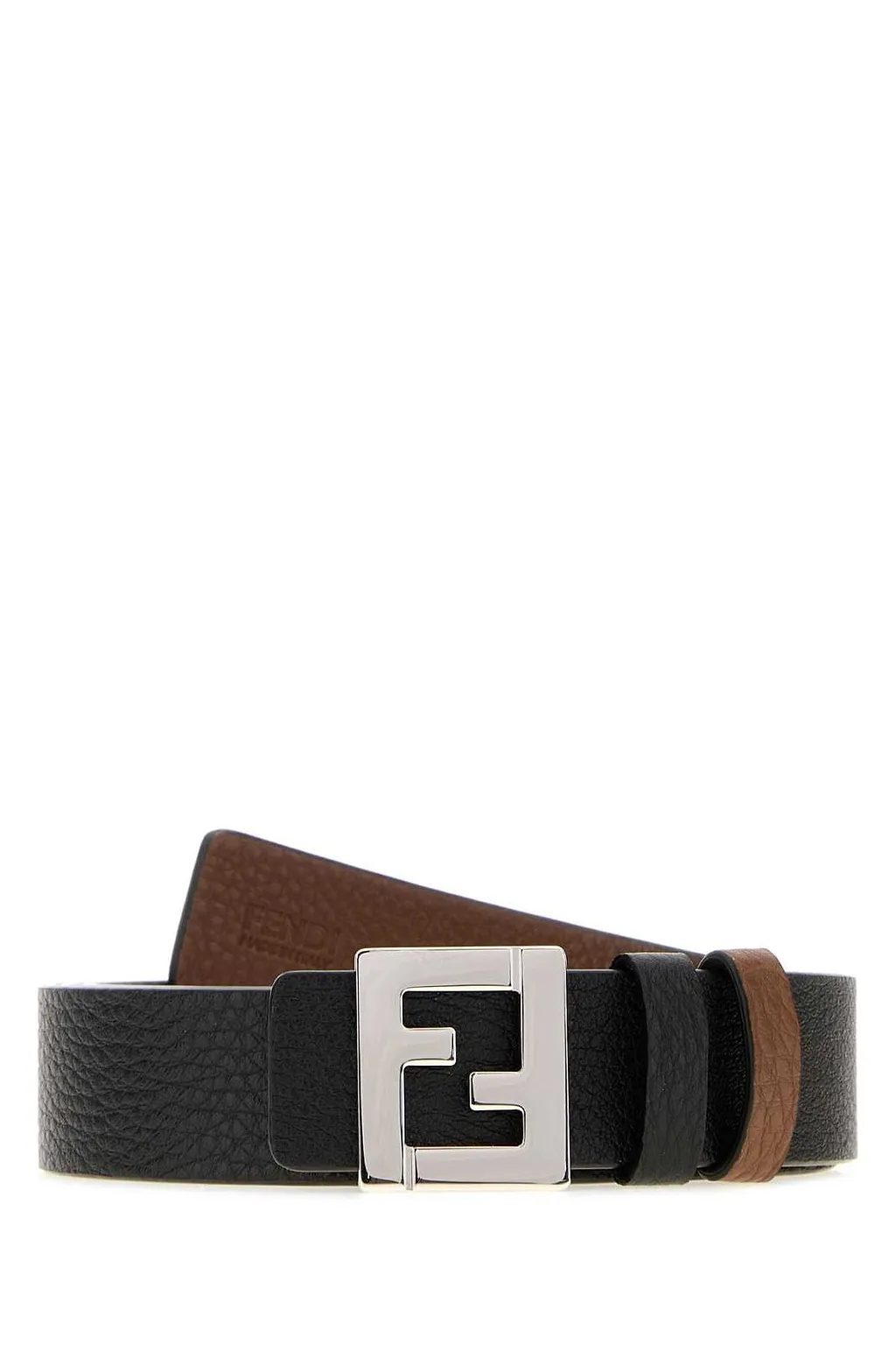 Fendi Ff Buckle Reversible Belt