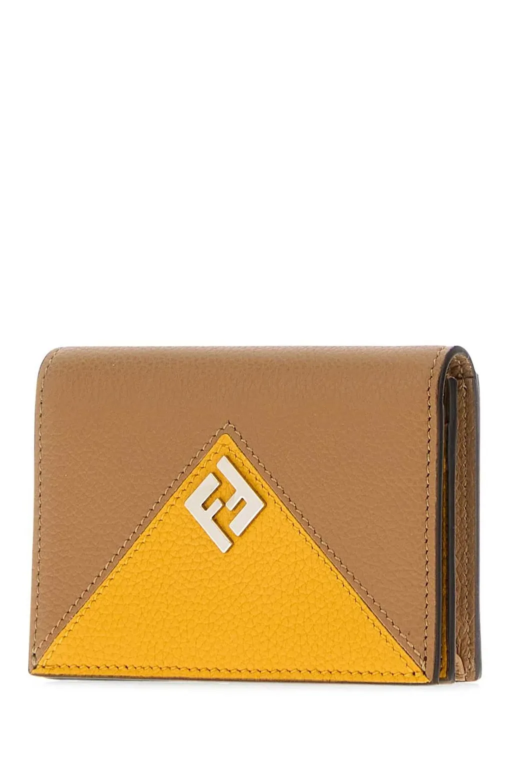 Fendi Logo Business Card Holder Wallet