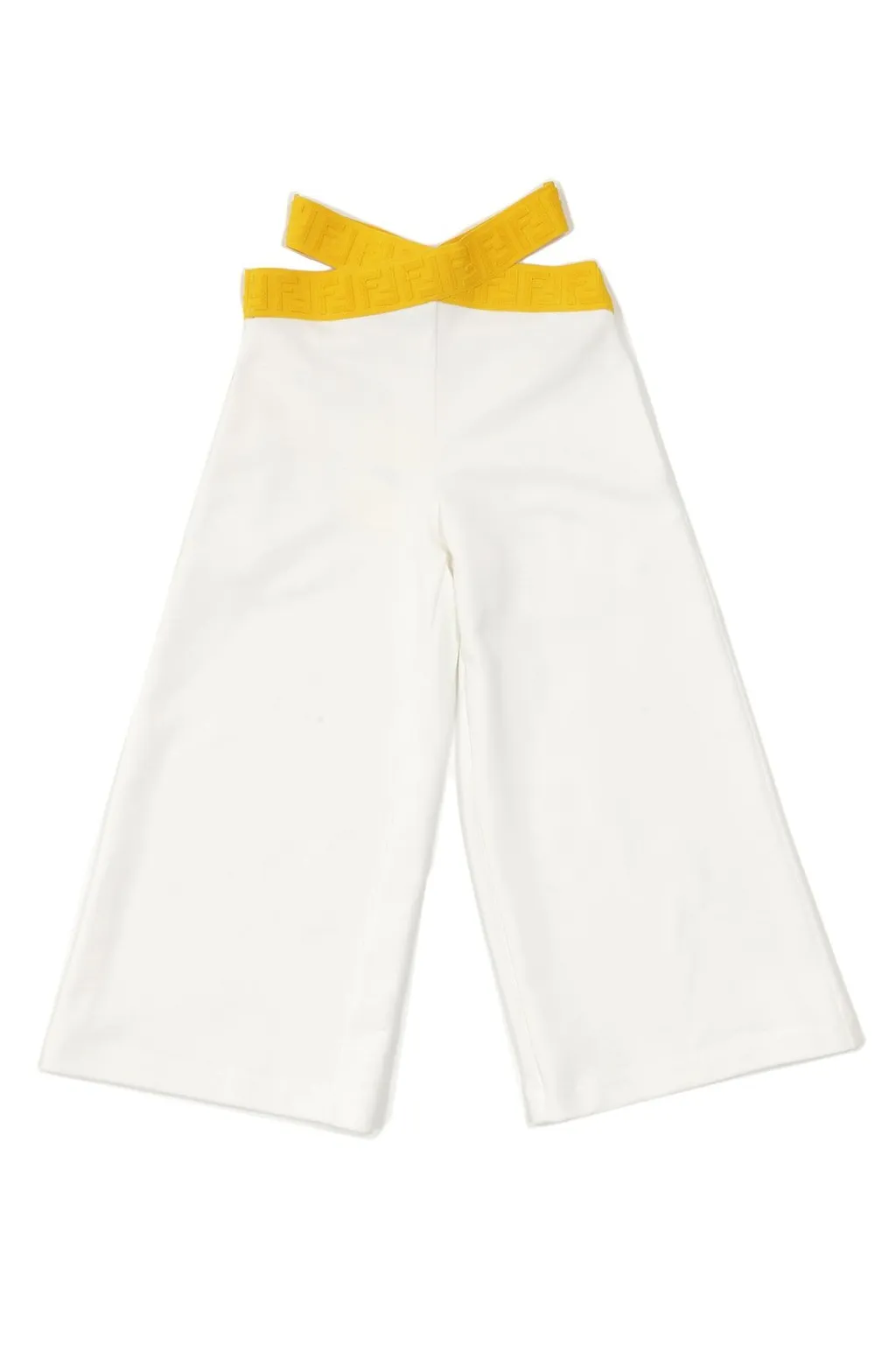 Fendi Kids Wide Leg Terry Pants