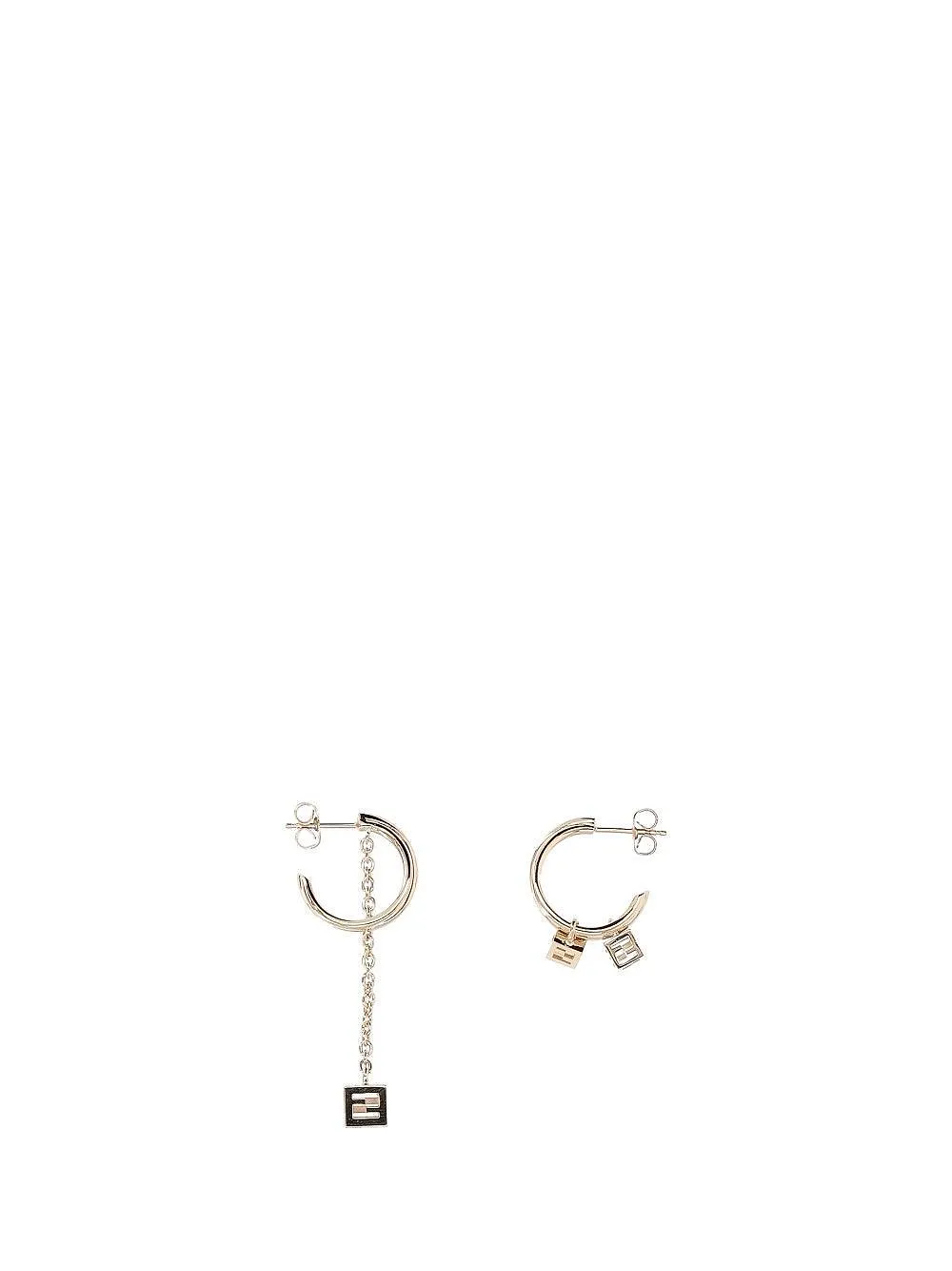 Fendi Faces Asymmetric Earrings