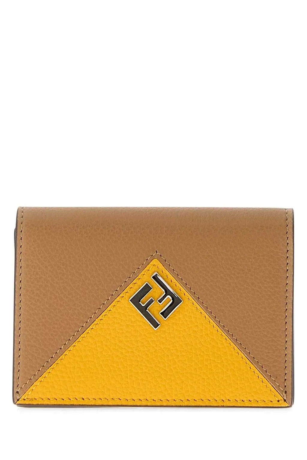 Fendi Logo Business Card Holder Wallet