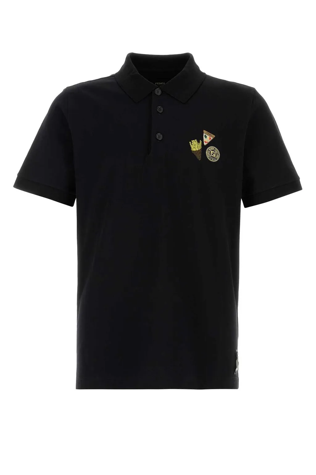 Fendi Logo Detailed Short-Sleeved Polo Shirt