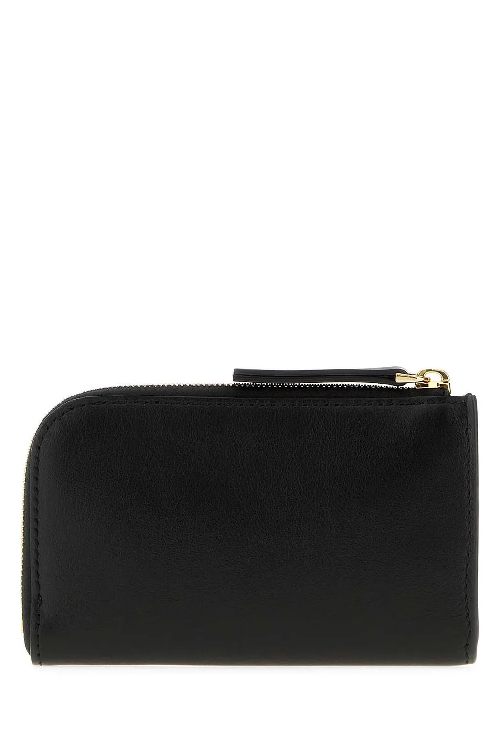 Fendi Vitello Grace Zip Card Holder Wallet