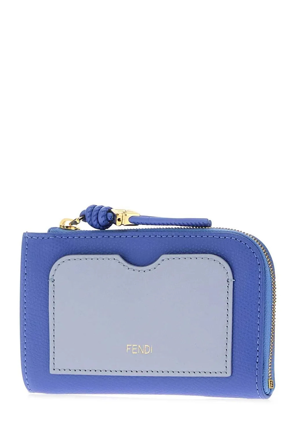 Fendi Vit King Cruis Zip Card Case Wallet