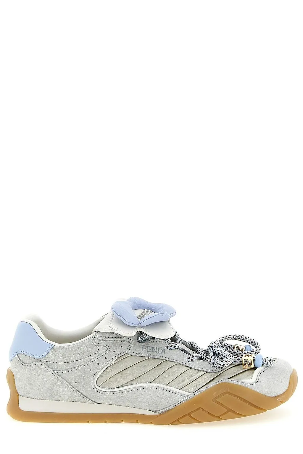 Fendi Wave Pulse Floral Tongue Sneakers