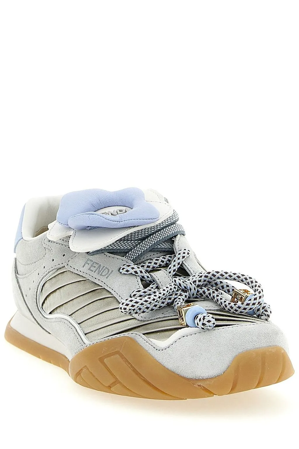 Fendi Wave Pulse Floral Tongue Sneakers