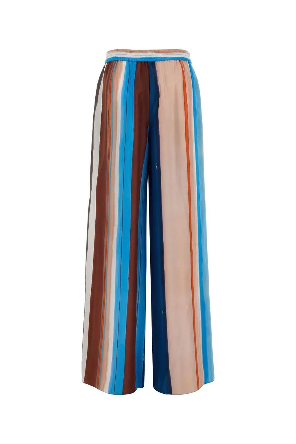 Fendi Wide-Leg Striped Trousers