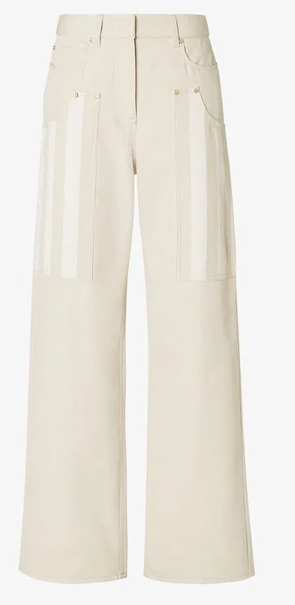 Fendi Wide-Leg Panelled Pants