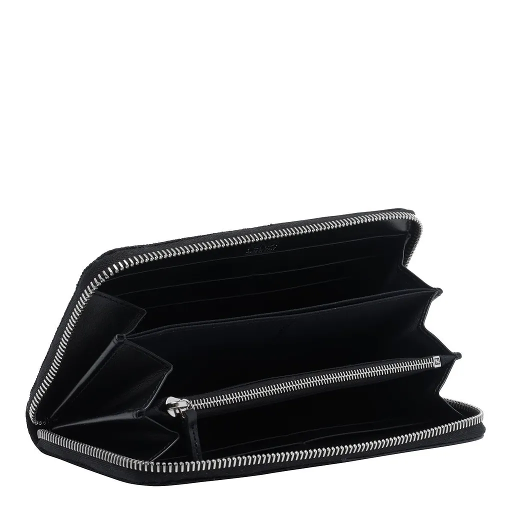 Fendi Zip-Around Logo Wallet