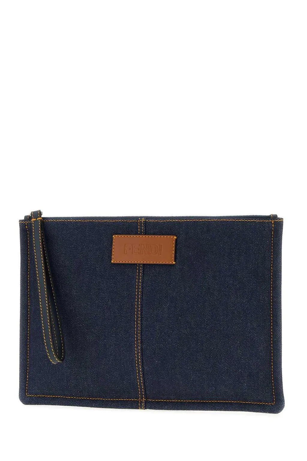 Fendi Ff Medium Flat Pouch
