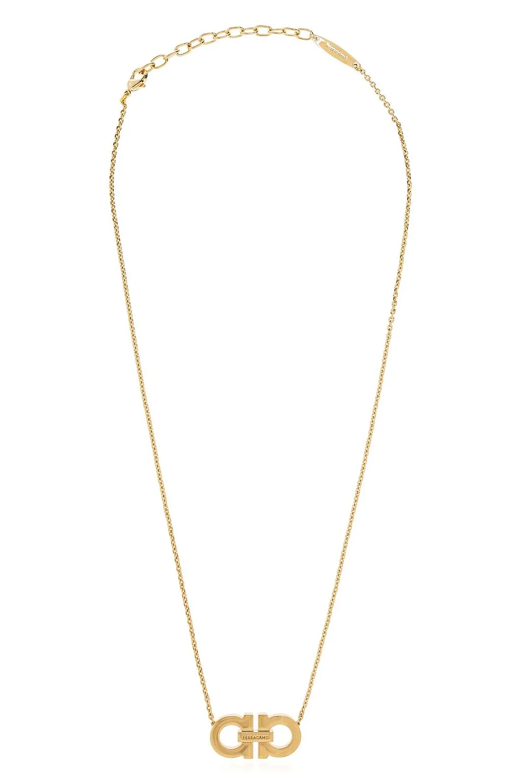 Ferragamo Gancini Charm Claw Fastened Necklace