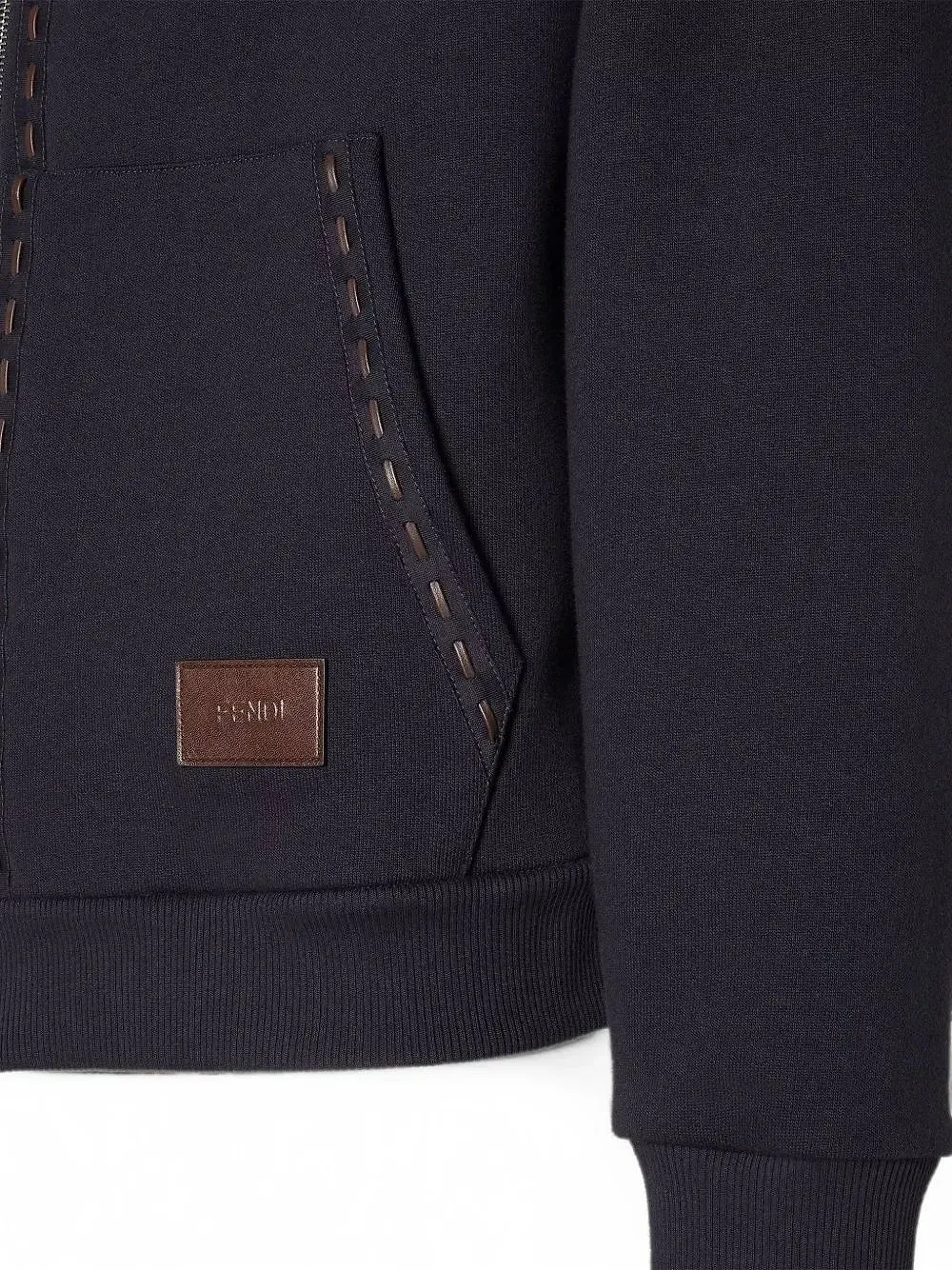Fendi Zip-Up Hoodie Jacket