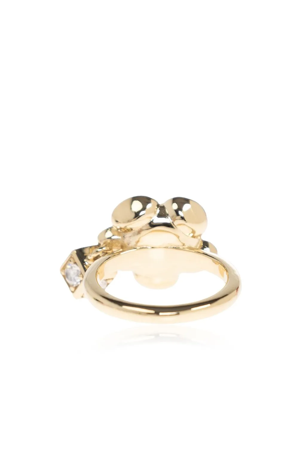 Ferragamo Gancini Charm Embellished Ring