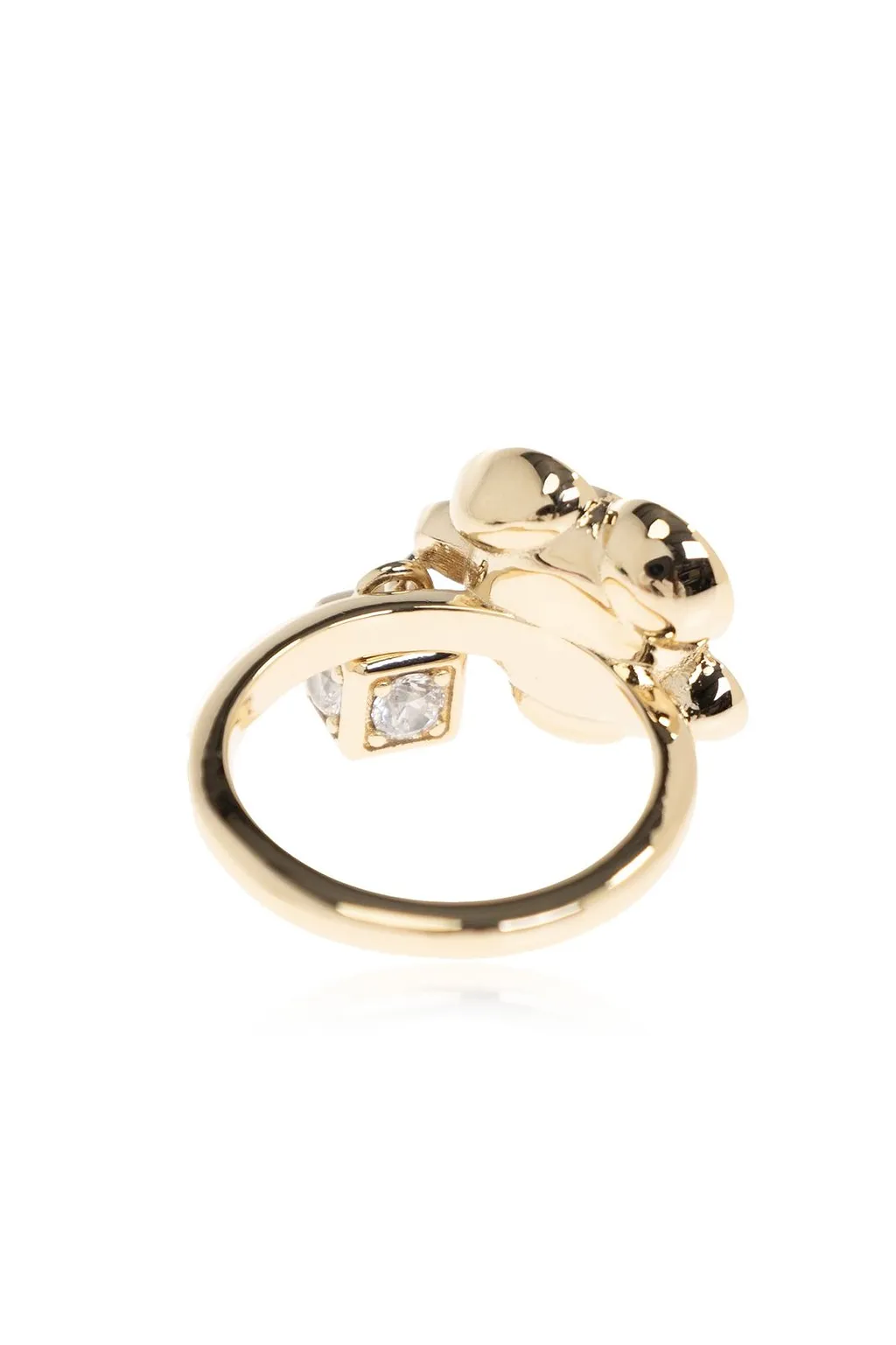 Ferragamo Gancini Charm Embellished Ring