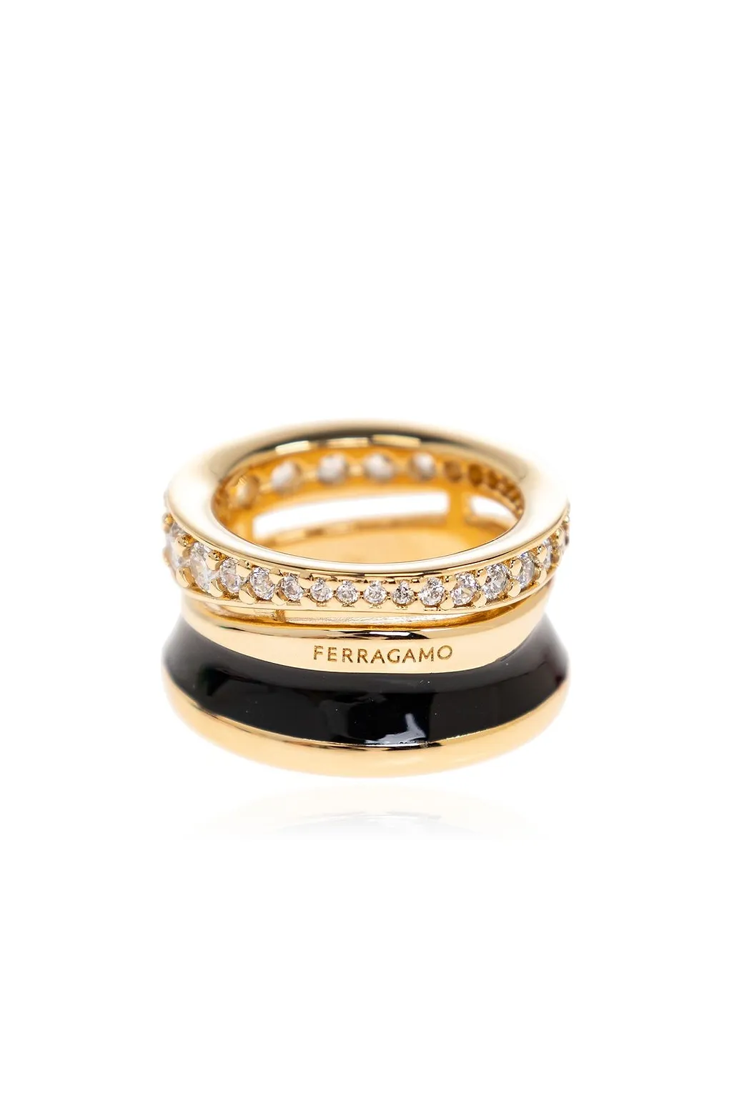Ferragamo Band Embellished Ring
