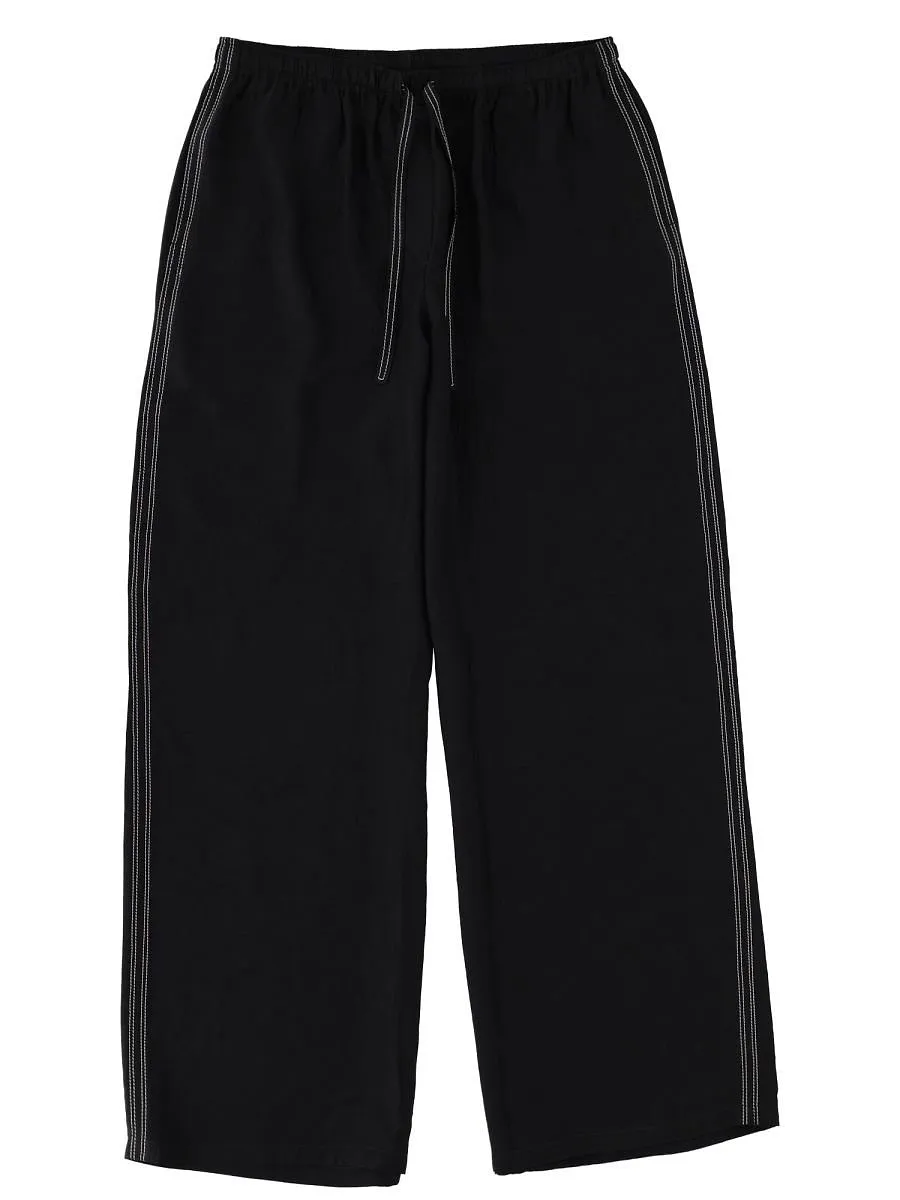 Eve Draped Wide-Leg Pants