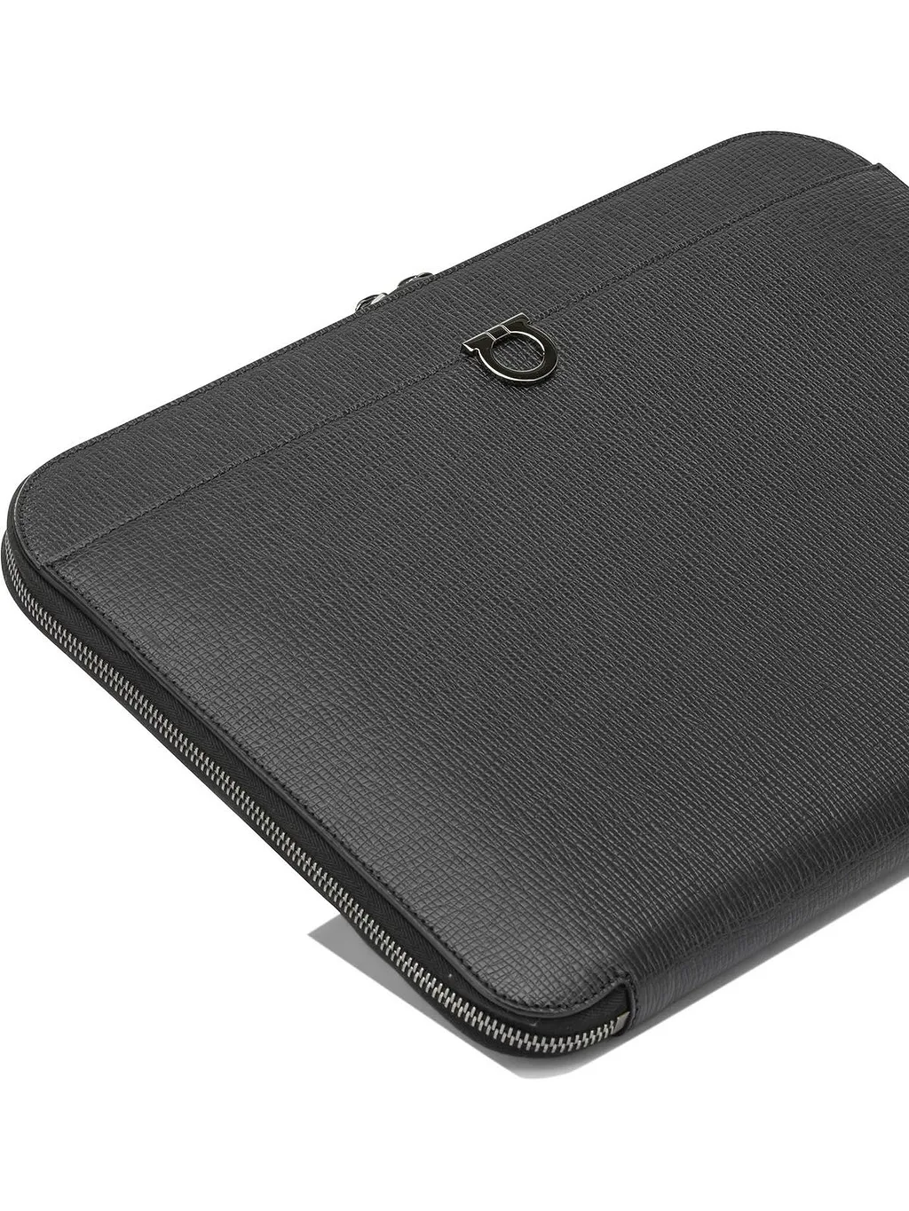 Ferragamo Gancini Zip-Around Document Holder