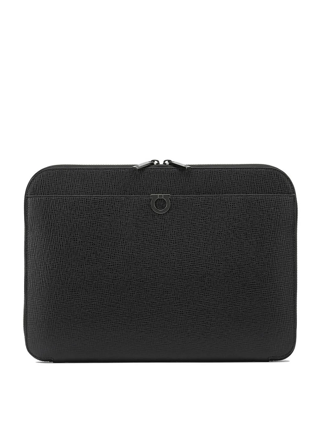 Ferragamo Gancini Zip-Around Document Holder