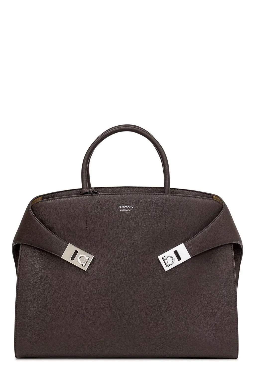 Ferragamo Hug Logo Printed Briefcase