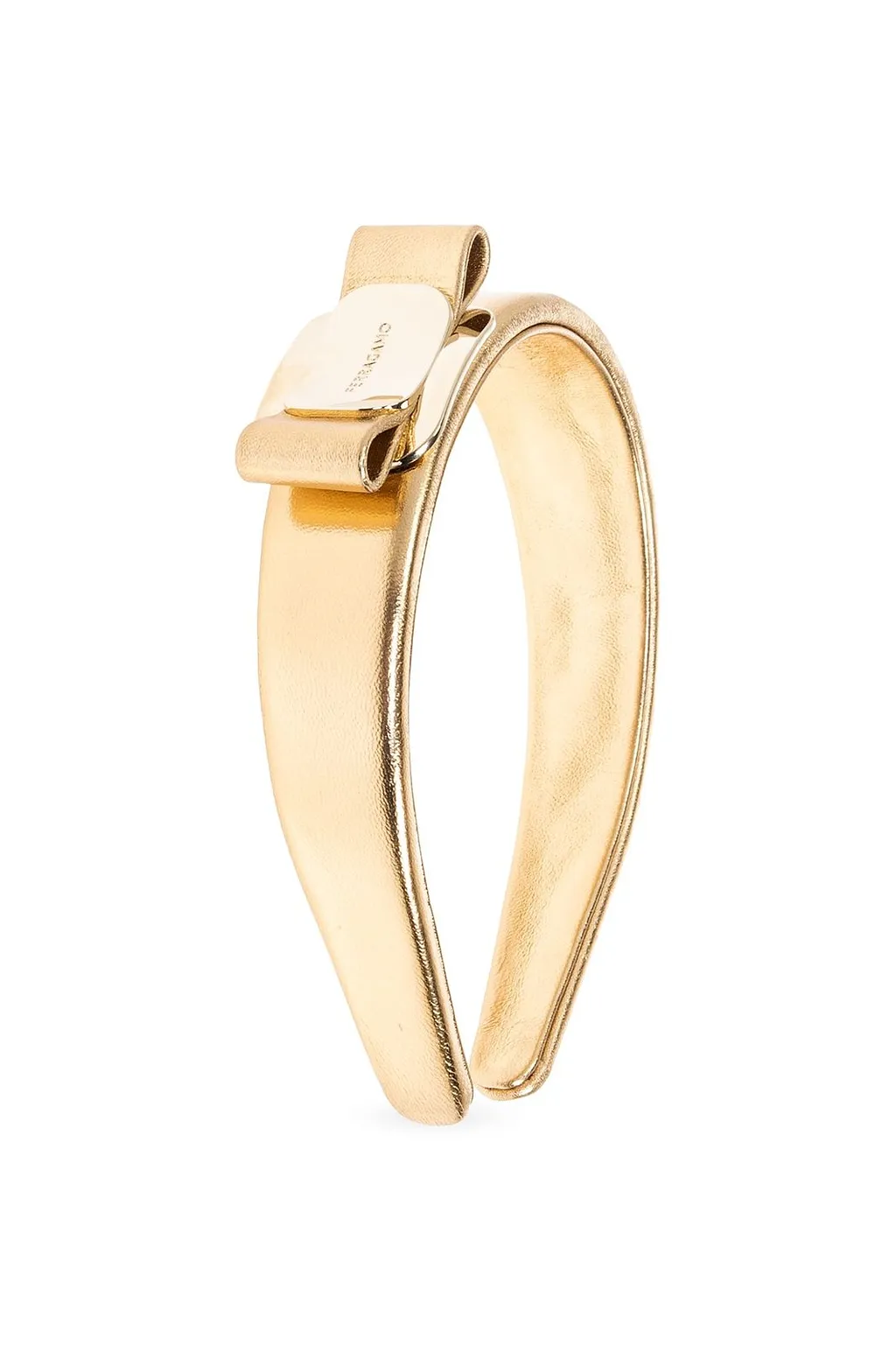 Ferragamo Logo Engraved Bow-Detailed Headband