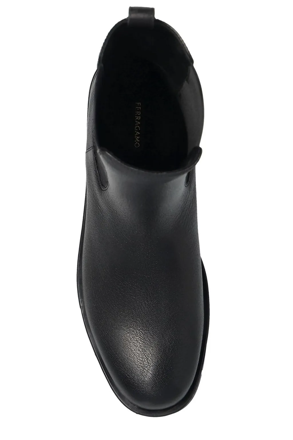 Ferragamo Monogram Jacquard Chelsea Boots